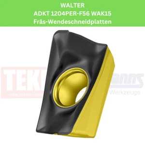 10 x Walter ADKT 1204PER-F56 WAK15 Milling Inserts for Casting - Picture 1 of 1