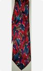 J. Garcia Jerry 2004 CALIFORNIA MISSION Collection #38 Red Silk Necktie Tie 