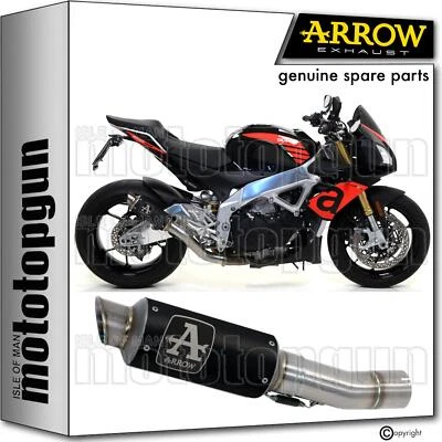 Exhaust rc black nichrom gp2 gp-2 arrow aprilia tuono v4-r aprc 11/15 - Image 1 of 2