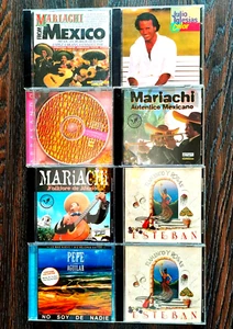 8 Spanish language music CD's: Julio Iglesias, Thalia Arrasando, Mariachi, more - Imagen 1 de 1