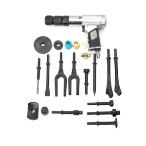 Multifunktionaler Drucklufthammer Stück Meißel Kit mit Koffer Drucklufthammer Werkzeug Set - Bild 1 von 12