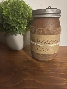Primitive Gathering Room Vanilla Pudding Scent Candle 16 oz Black Crow - Picture 1 of 1