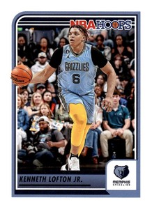 2023-24 Panini Hoops Base - 75 Kenneth Lofton Jr. - Memphis Grizzlies