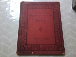 Vintage Philips  Atlas Of The World George Philips & Son Ltd