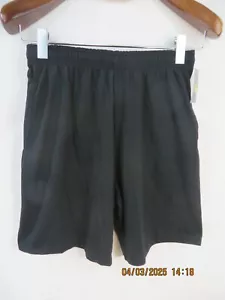 ATHLETIC WORKS SZ M (32-34) Cotton/Polyester Men's Black Moisture Wicking Shorts - Picture 1 of 19