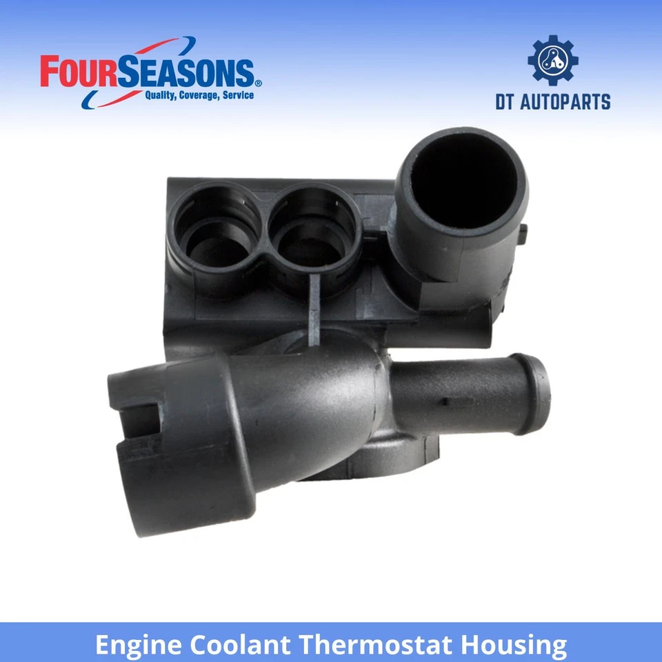 Carcasa termostato refrigerante motor Volkswagen Golf City 2009 4 estaciones Foto 1 de 4