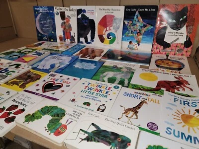 Lot of 10 Eric Carle Picture/Board Books for Children's Kid Toddler *Random Mix* - Image 1 of 4