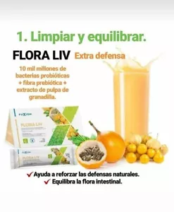 FUXION FLORA LIV 28X5GR BACTERIAS PROBIÓTICAS + FIBRA PREBIÓTICA ( 28X5GR) - Imagen 1 de 4