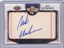 Mike Huckabee CS7 2016 Decision 2016 Cut Signature Autograph Auto Red Foil