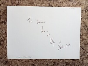 Sean Hughes "Never Mind The Buzzcocks" Personally Signed Album Page AFTAL #216