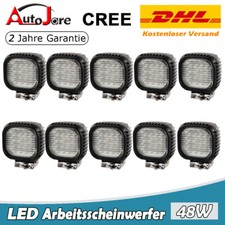 Produktbild - 48W LED Arbeitsscheinwerfer Nahfeld 12V 24V Rückfahrscheinwerfer LKW Traktor DE