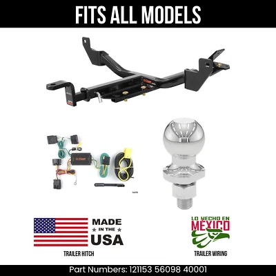 Enganche de remolque Buick LaCrosse 10-16 cable de 4 pines bola de 178" se adapta a todas las curtas 3,5 k Foto 1 de 4