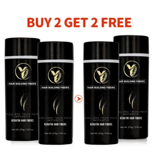 YASBRO® Hair Building Fibres 27.5g 🔥 BUY 2 GET 2 FREE 🔥ADD 4 IN THE BASKET UK - Picture 1 of 4