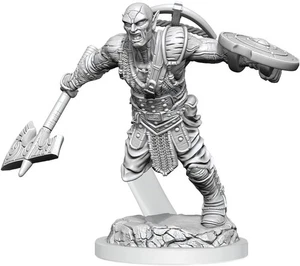 D&D NOLZURS MARVELOUS UNPAINTED MINIATURES W20 EARTH GENASI FIGHTER - Picture 1 of 5