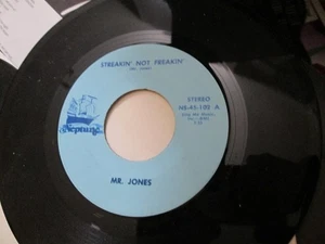Mr. Jones 45 Neptune label northern soul STREAKIN NOT FREAKIN BLUES IN THE NIGHT - Picture 1 of 2
