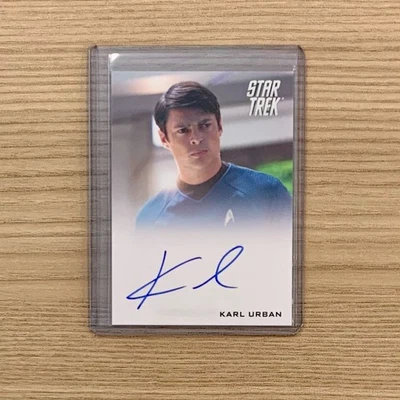 2009 Star Trek Movie Trading Cards KARL URBAN as Dr. McCoy Autograph Card - Image 1 of 2