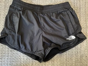 THE NORTH FACE WINDWALL HYDRENALINE Damen Medium Mesh gefütterte Shorts schwarz - Bild 1 von 4