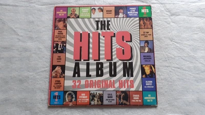 "THE HITS ALBUM"    (THE FIRST ONE)     DOUBLE VINYL LP RECORDS - Image 1 of 3