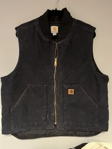 Carhartt Full Zip gefütterte Gr. XL schwarze Weste - Bild 1 von 4