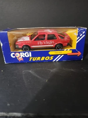Corgi 1986 Saab 9000Fly Virgin In Orginal Box - Image 1 of 4