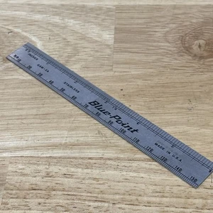 Blue Point 6" Machinist Rule Ruler W/Decimal Equivalents Metric/SAE GAM-2A USA - Picture 1 of 9