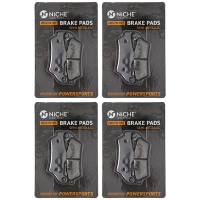 Brake Pad Set for Ducati Monster 620 1200S BMW Front Rear Semi-Metallic 4 Pack - Image 1 of 4