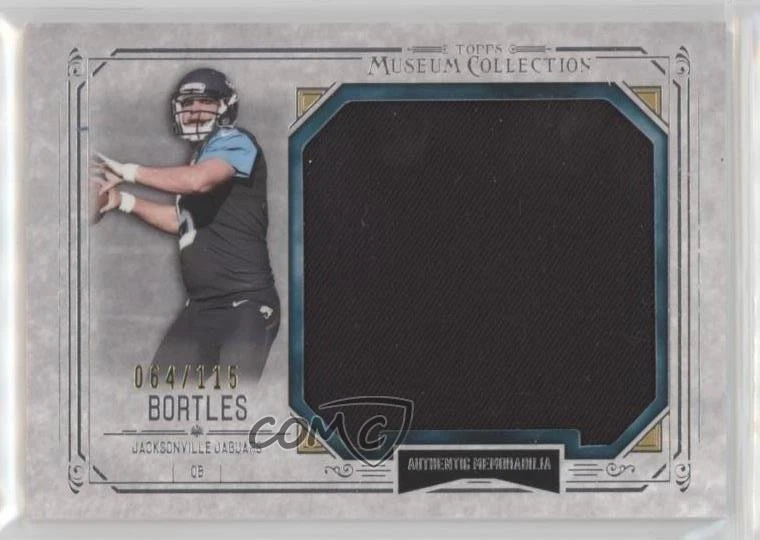 2014 Topps Museum Collection Jumbo Relics /115 Blake Bortles #MJR-BB Rookie RC - Image 1 of 2