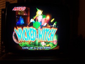 WICKED WITCH BY ASTRO  8 LINER CHERRY MASTER PCB!  WORKS!POG