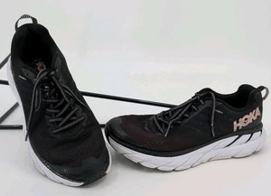 Hoka One One Clifton 6 Damen-Laufschuhe schwarz/weiß Größe 9,5 - Bild 1 von 12