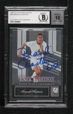 BAS 2007 Donruss Elite Extra Edition Brandi Chastain #81 BGS Authentic Auto - Image 1 of 2