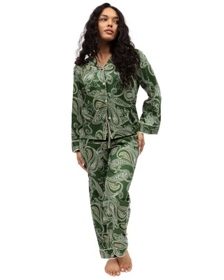 Cyberjammies Fable & Eve Maida Vale Pyjama Set Paisley Womens Nightwear 2277 - Image 1 of 4