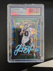 2023 Select DP Justin Herbert Blue #34 Auto - Picture 1 of 2