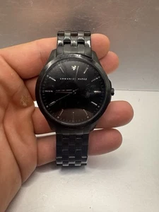 Armani Exchange AX2159 Men's Stainless Steel Analog Dial Quartz Watch Dead Batt - Picture 1 of 10