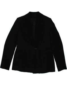 PANCALDI & B Womens Blazer Jacket IT 48 XL Black Check Acetate RC01 - Picture 1 of 4