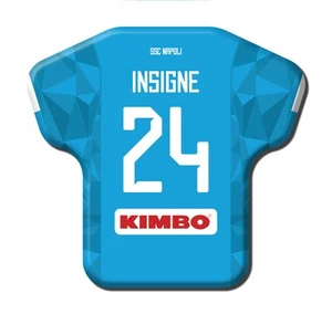 Calamita Simile a T-Shirt Calcio Stagione 2018/2019 Napoli 24 Lorenzo Insigne - Picture 1 of 9