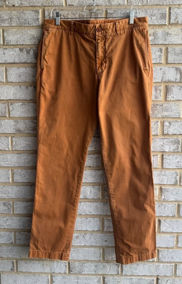 Pantalones Fossil Rust Naranja Bolsillos Fletcher Calce Moderno Para Hombre Talla 34 X 32 Foto 1 de 4