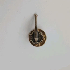 Swank Banjo Tie Tack Pin goldfarben Vintage  - Bild 1 von 4