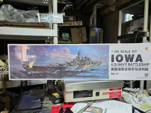 Very Fire 1/350 WWII US Navy Battleship USS Iowa BB-61 Model Ship Kit - Picture 1 of 14