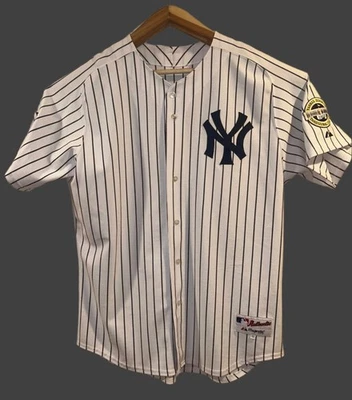 Derek Jeter Yankees #2 Majestic 2009 WS Authentic Jersey Size 52 NWOT - Image 1 of 4