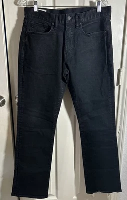 Gap Jeans Mens 33x34 Black Denim Bootcut Cowboy Western Rodeo - Image 1 of 4