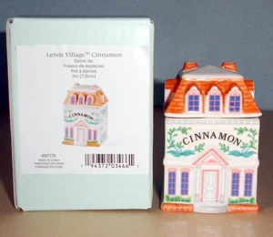 Lenox Spice Village "CINNAMON" Porcelain Mini Jar 2nd Edition 3"H New In Box - Picture 1 of 5