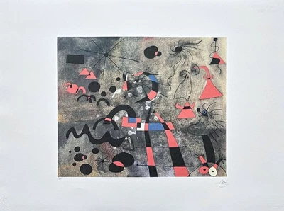 JOAN MIRÓ - The Escape Ladder - signed, numbered edition 30/150, 76x56 cm - image 1 of 4