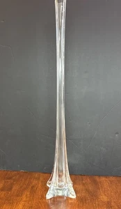 Super große Knospenvase quadratischer Sockel und schlankes Design 23 1/2 Zoll hoch - Bild 1 von 5