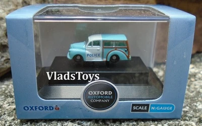 Oxford N Gauge 1/148 Scale Morris Minor 1000 Traveller - Police NMMT004 - Image 1 of 4