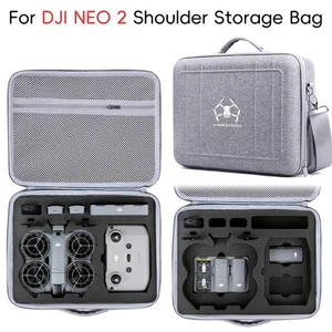 Portable Storage Shoulder Bag Carrying Case For DJI Neo 2 Drone Accessories - Picture 1 of 20