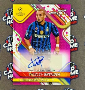 Wesley Sneijder /125 Autograph Topps Auto BA-WS - 2024-25 TOPPS Finest UCC - Picture 1 of 2