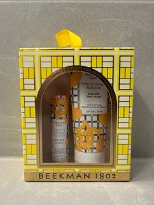 Beekman 1802 Goat Milk Set Honey Orange Blossom 2 oz Hand Cream + Lip Balm - Picture 1 of 2