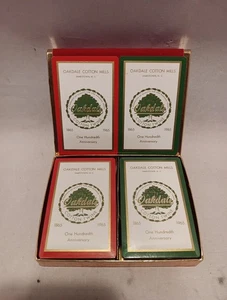 Vintage 1965 Oakdale Cotton Mills Jamestown NC North Carolina Playing Cards New - Picture 1 of 17