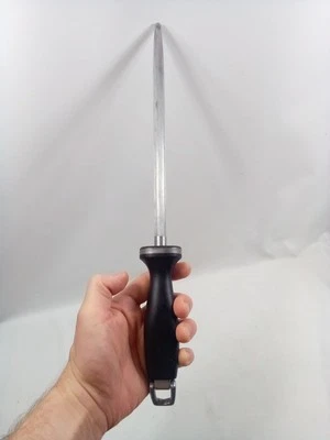 Zwilling J.A. Afilador de cuchillos Henckels afilador acero 10"/16" Solingen Alemania Foto 1 de 4