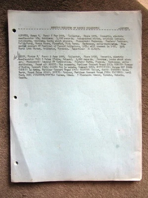 1955 Vincent BURKE'S REGISTER Classical 78 rpm RECORD COLLECTORS Jazz Blues  - Image 1 of 4